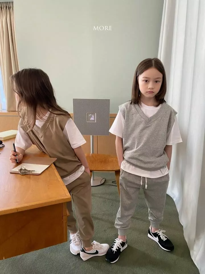 More - Korean Children Fashion - #magicofchildhood - Boy V Neck Top Bottom Set - 5