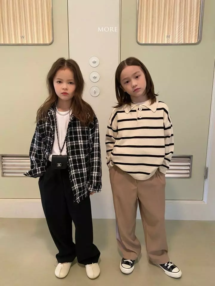 More - Korean Children Fashion - #minifashionista - Stripes Turtlebneck Knit - 6