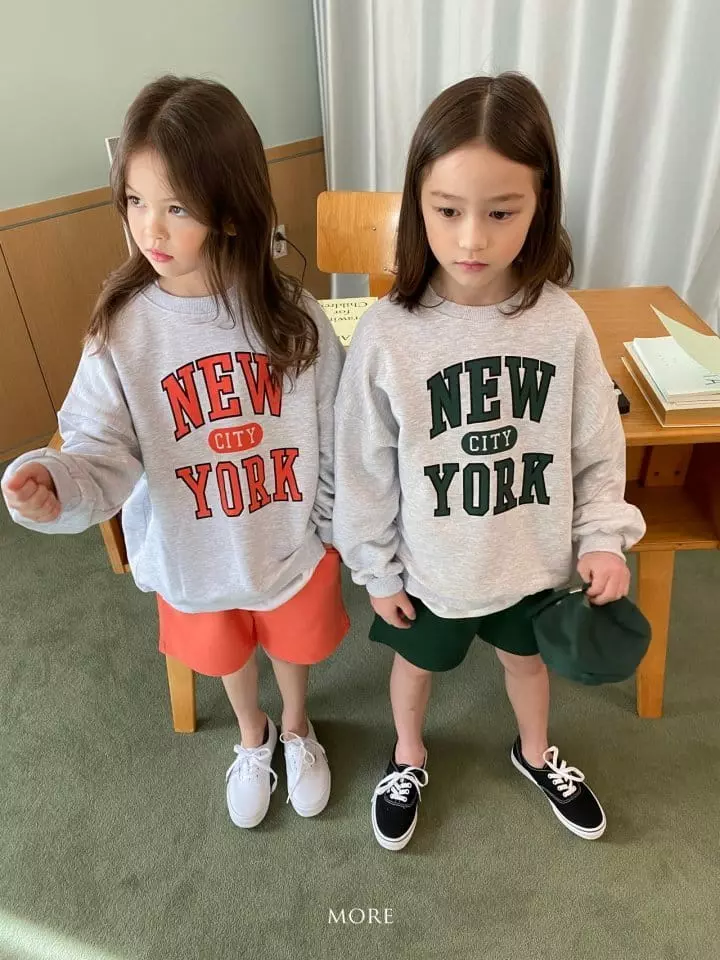 More - Korean Children Fashion - #minifashionista - Newyork Sweatshirt Bottom Set - 7
