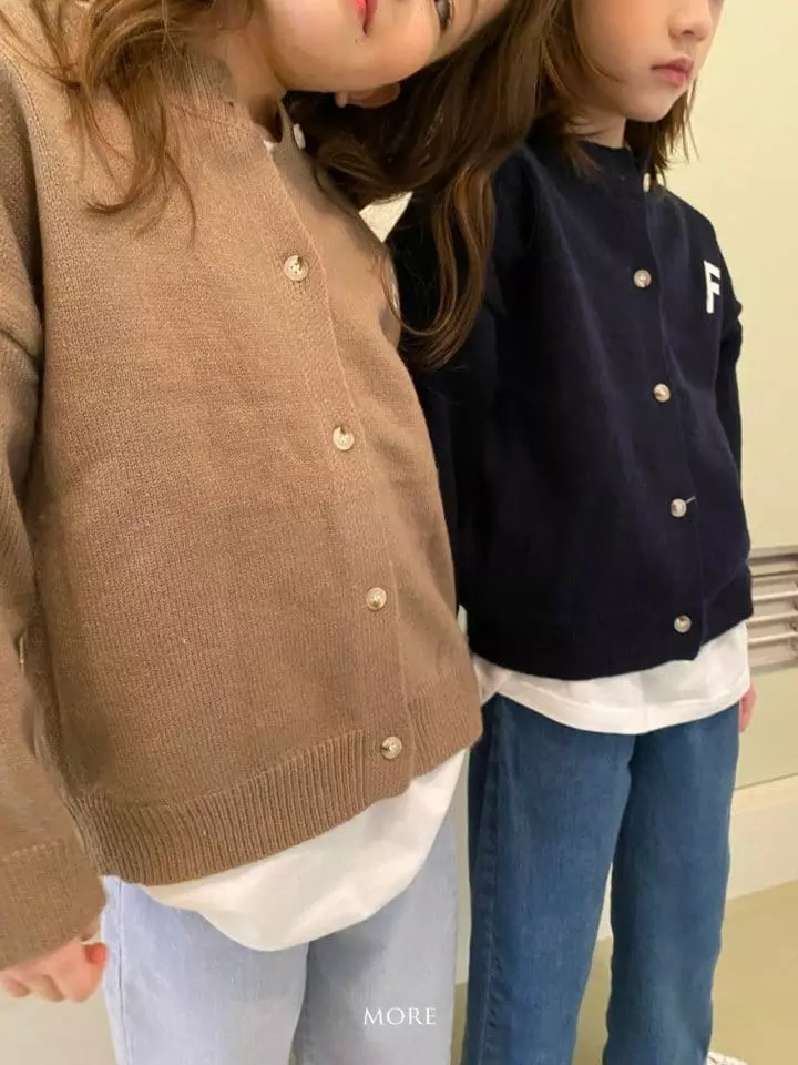 More - Korean Children Fashion - #prettylittlegirls - Alphabet Cardigan - 5