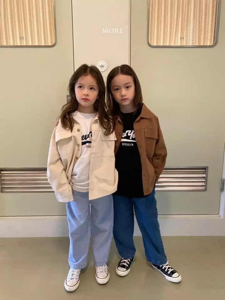 More - Korean Children Fashion - #minifashionista - Big Pocket Overfit Shirt - 4