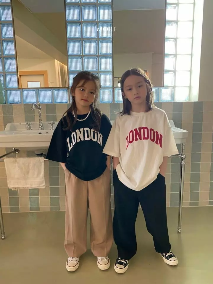 More - Korean Children Fashion - #prettylittlegirls - London Short Sleeves Tee - 2