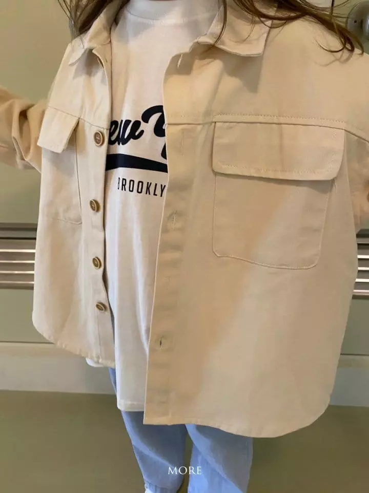 More - Korean Children Fashion - #stylishchildhood - Big Pocket Overfit Shirt - 7
