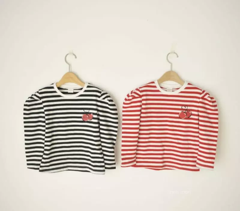 Mori Mori - Korean Children Fashion - #prettylittlegirls - Cherry Tee