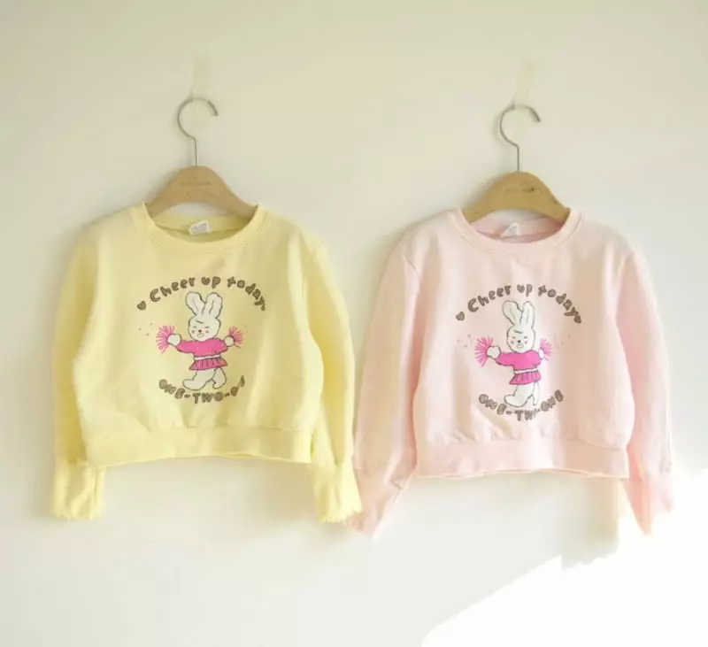 Mori Mori - Korean Children Fashion - #stylishchildhood - Cheer Rabbit Tee