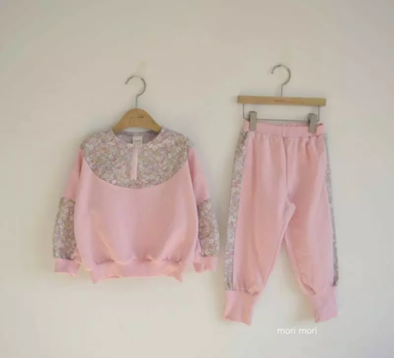Mori Mori - Korean Children Fashion - #todddlerfashion - Pretty Top Bottom Set