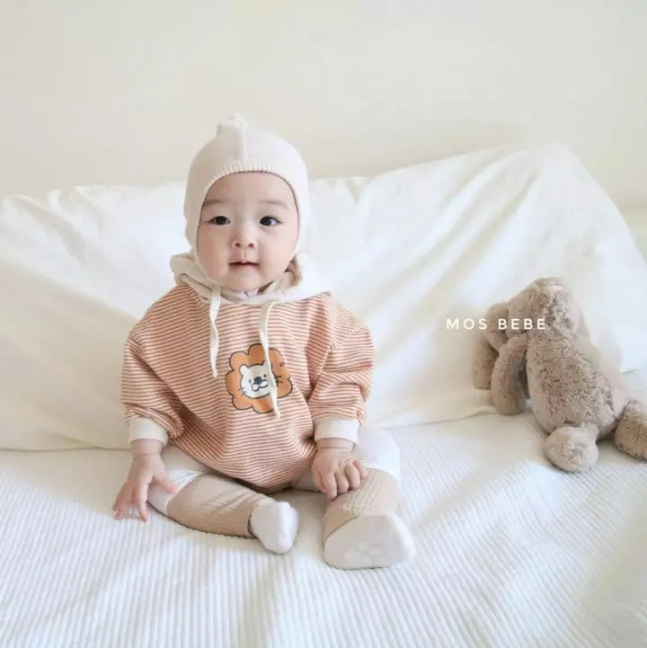 Mos Bebe - Korean Baby Fashion - #babyboutiqueclothing - Lion Bodysuit