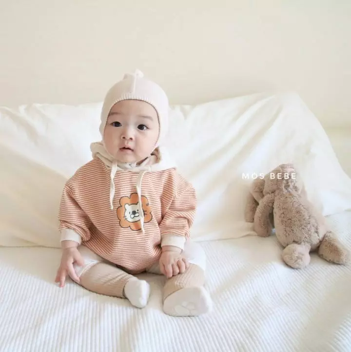 Mos Bebe - Korean Baby Fashion - #babyclothing - Lion Bodysuit - 2