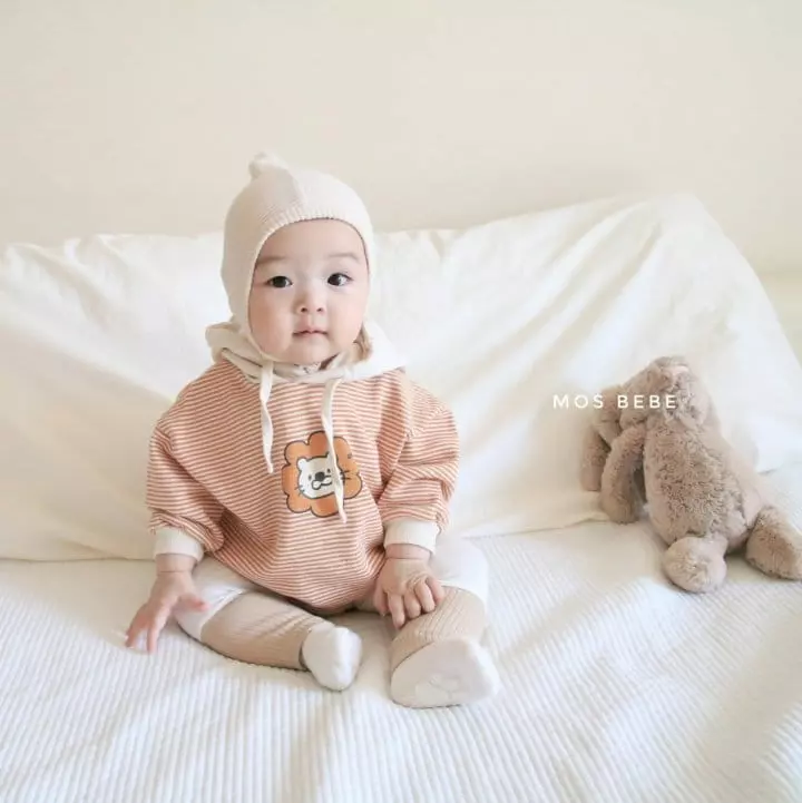 Mos Bebe - Korean Baby Fashion - #babyfashion - Lion Bodysuit - 3