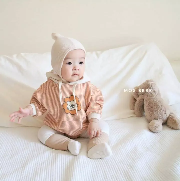 Mos Bebe - Korean Baby Fashion - #babyfashion - Lion Bodysuit - 4
