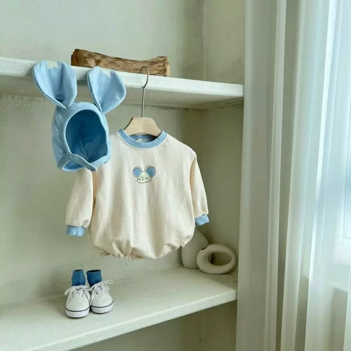 Mos Bebe - Korean Baby Fashion - #babyfever - Mouse Bodysuit - 3
