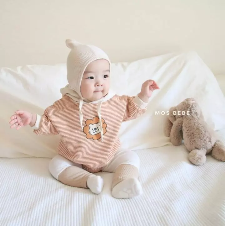 Mos Bebe - Korean Baby Fashion - #babygirlfashion - Lion Bodysuit - 5