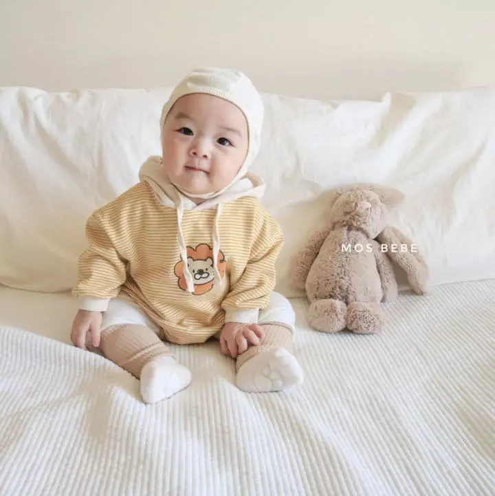 Mos Bebe - Korean Baby Fashion - #babylifestyle - Lion Bodysuit - 6