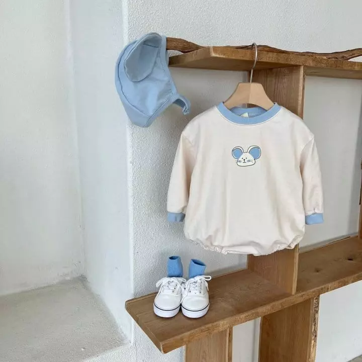 Mos Bebe - Korean Baby Fashion - #babylifestyle - Mouse Bodysuit - 5
