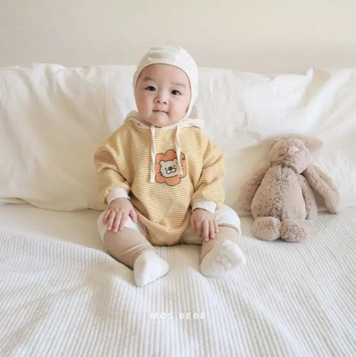 Mos Bebe - Korean Baby Fashion - #babyoninstagram - Lion Bodysuit - 7