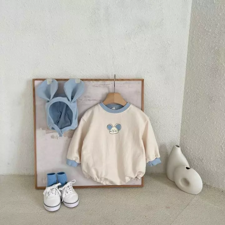 Mos Bebe - Korean Baby Fashion - #babyootd - Mouse Bodysuit - 7