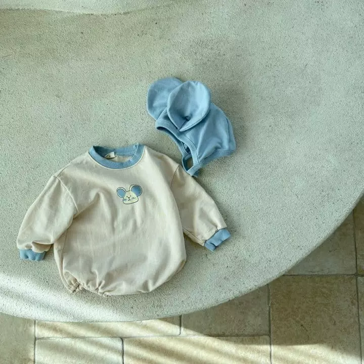 Mos Bebe - Korean Baby Fashion - #babyoutfit - Mouse Bodysuit - 9