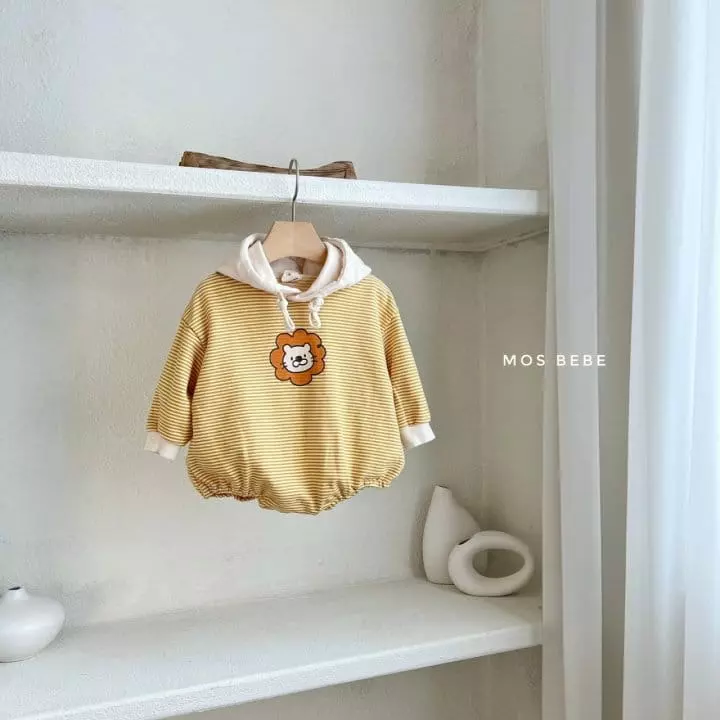Mos Bebe - Korean Baby Fashion - #babywear - Lion Bodysuit - 11