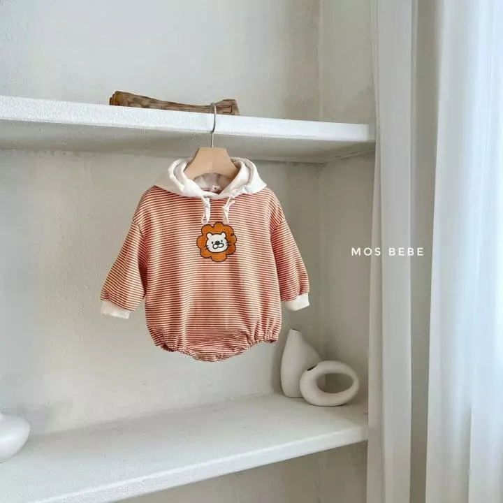 Mos Bebe - Korean Baby Fashion - #onlinebabyboutique - Lion Bodysuit - 12