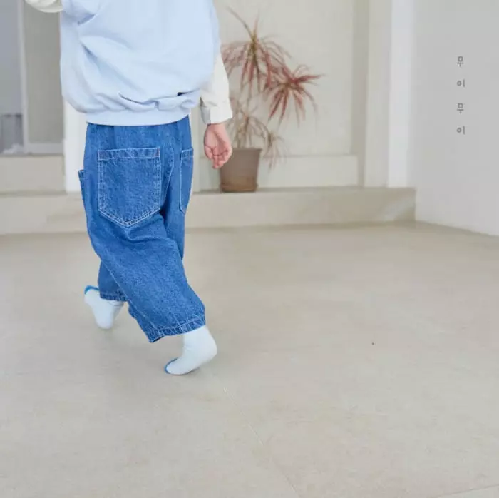Mui Mui - Korean Children Fashion - #Kfashion4kids - Balloon Pocket Jeans - 8