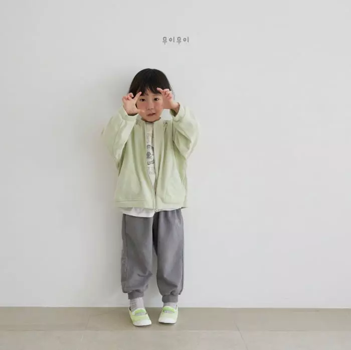 Mui Mui - Korean Children Fashion - #childofig - Terry Zip-up - 3