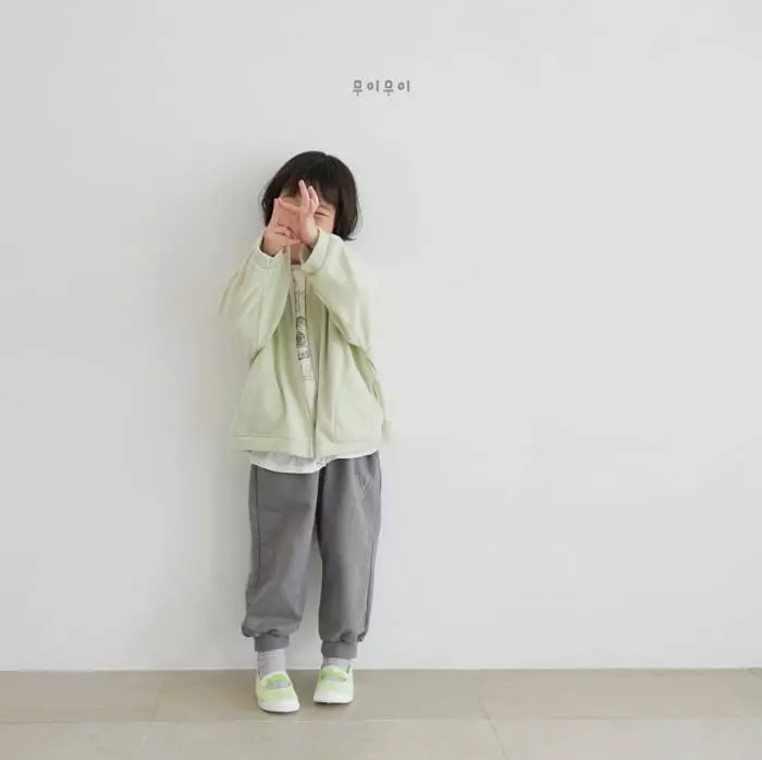 Mui Mui - Korean Children Fashion - #childofig - Terry Zip-up - 4