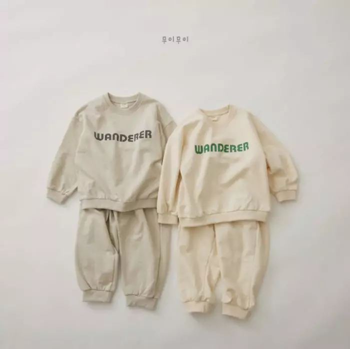 Mui Mui - Korean Children Fashion - #childrensboutique - Wandeder Top Bottom Set - 9