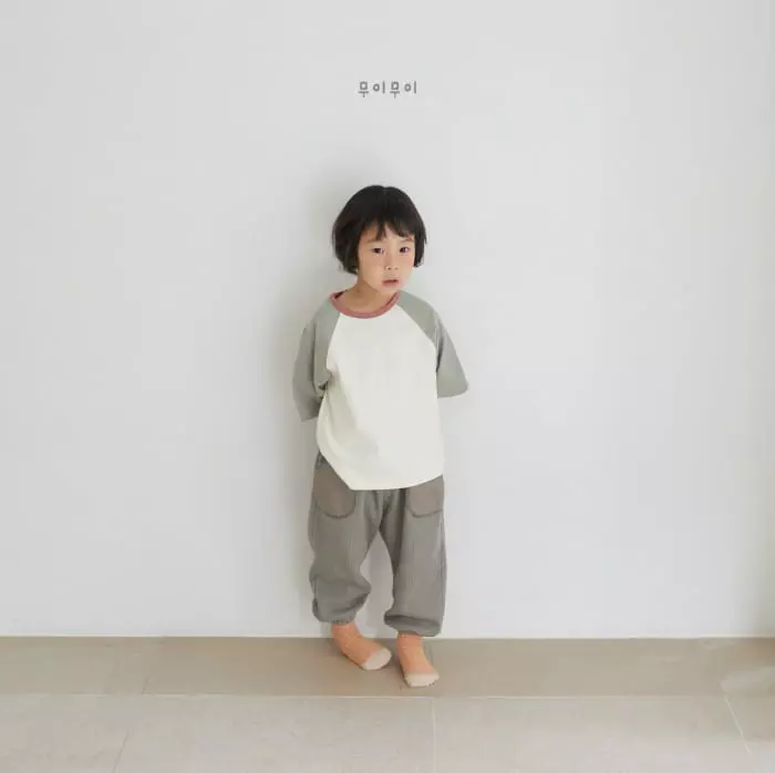 Mui Mui - Korean Children Fashion - #kidsshorts - Spring Raglan Tee - 3