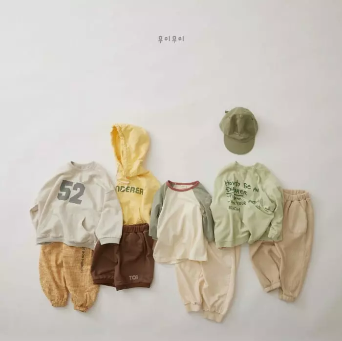 Mui Mui - Korean Children Fashion - #kidsshorts - Terry Zip-up - 9
