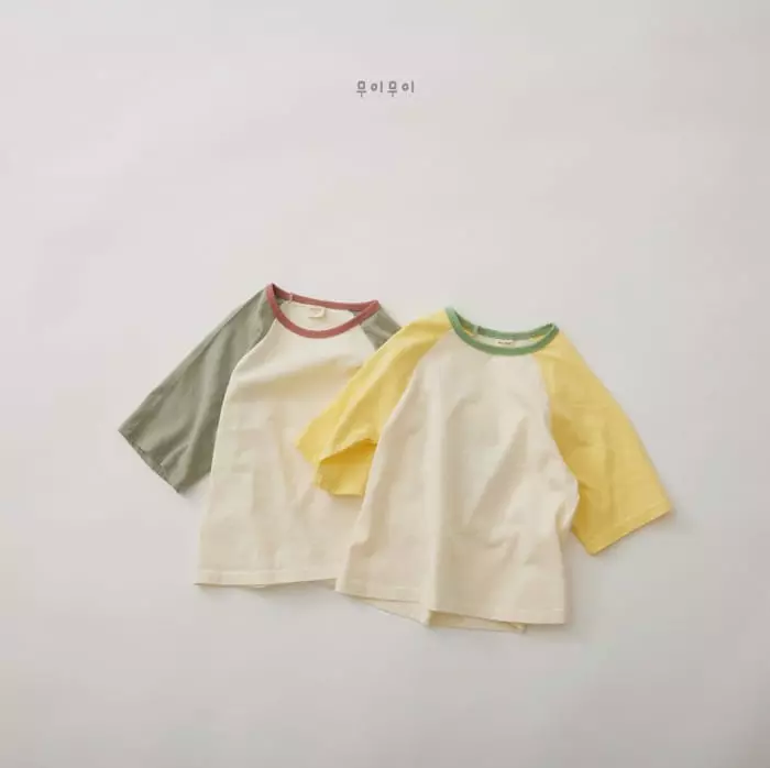 Mui Mui - Korean Children Fashion - #littlefashionista - Spring Raglan Tee - 7