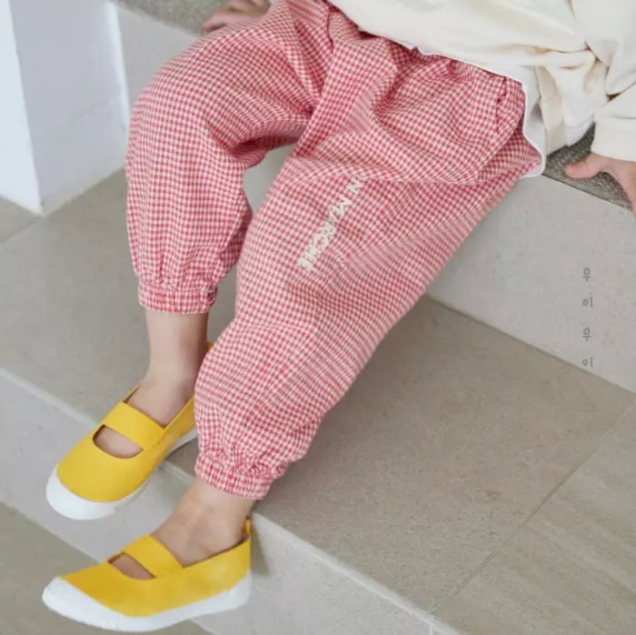 Mui Mui - Korean Children Fashion - #littlefashionista - Lebong Checker Pants - 2