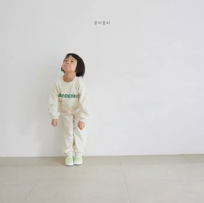 Mui Mui - Korean Children Fashion - #toddlerclothing - Wandeder Top Bottom Set - 6