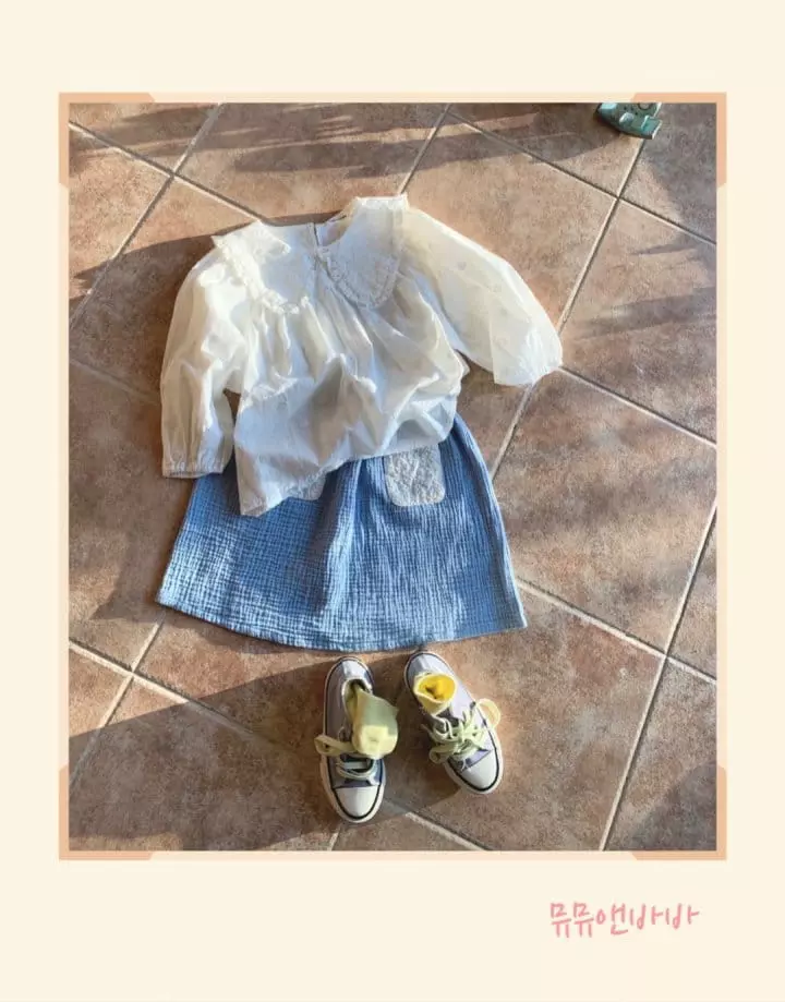 Mumunbaba - Korean Children Fashion - #childofig - Lace Pocket Skirt - 5