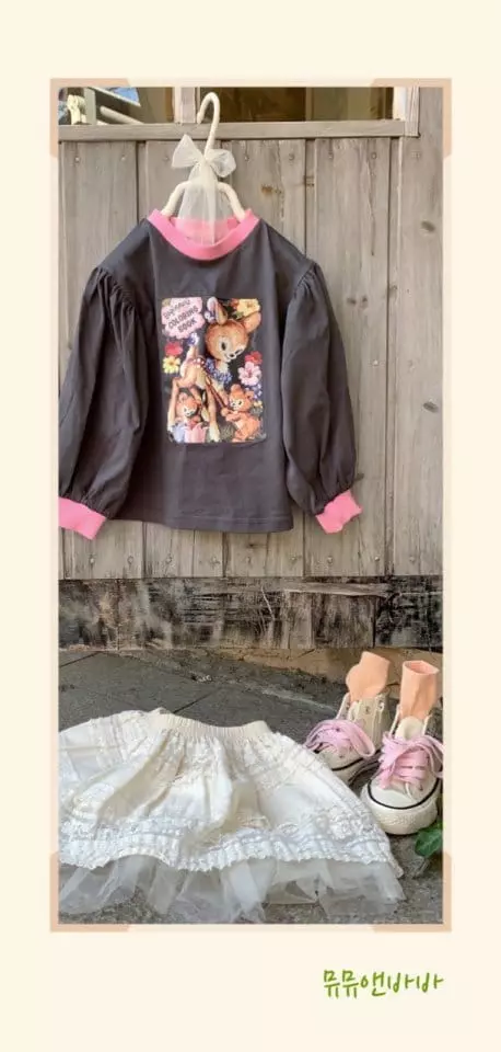 Mumunbaba - Korean Children Fashion - #discoveringself - Deer Tee - 2