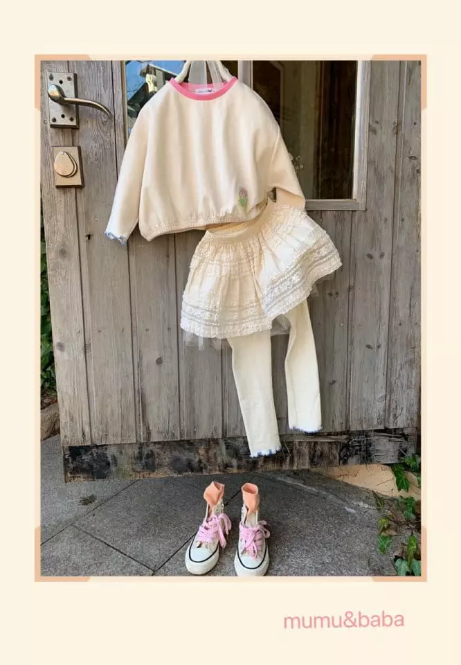 Mumunbaba - Korean Children Fashion - #kidzfashiontrend - Lace Mesh Skirt