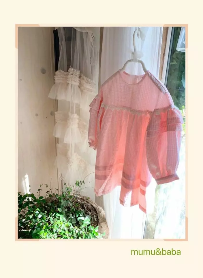Mumunbaba - Korean Children Fashion - #kidzfashiontrend - Check Girl One-piece