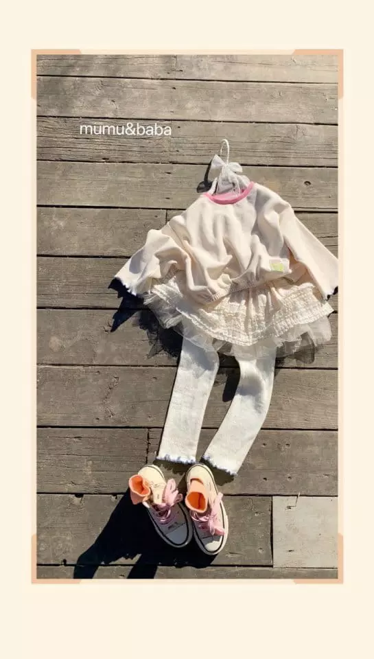 Mumunbaba - Korean Children Fashion - #littlefashionista - Lace Mesh Skirt - 3