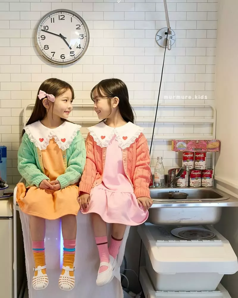 Murmure - Korean Children Fashion - #Kfashion4kids - Color Twist Knit Cardigan - 3