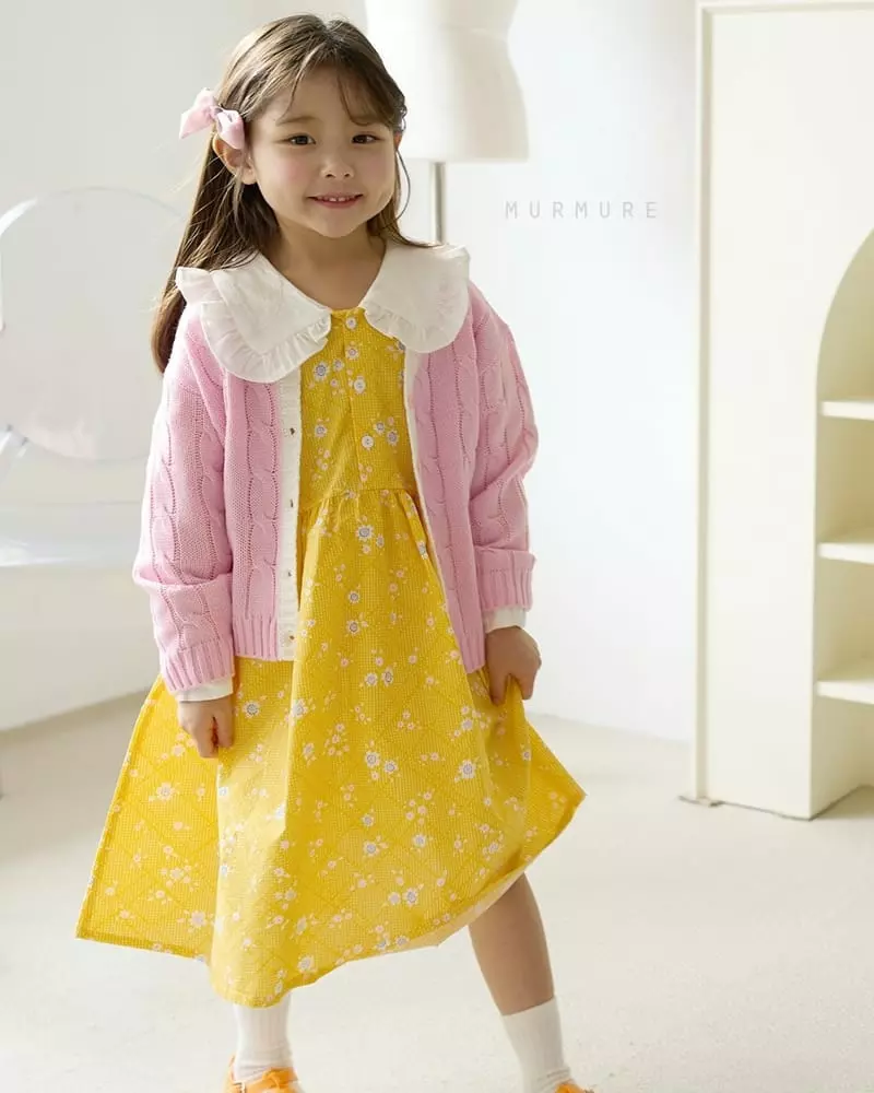 Murmure - Korean Children Fashion - #childofig - Color Twist Knit Cardigan - 9