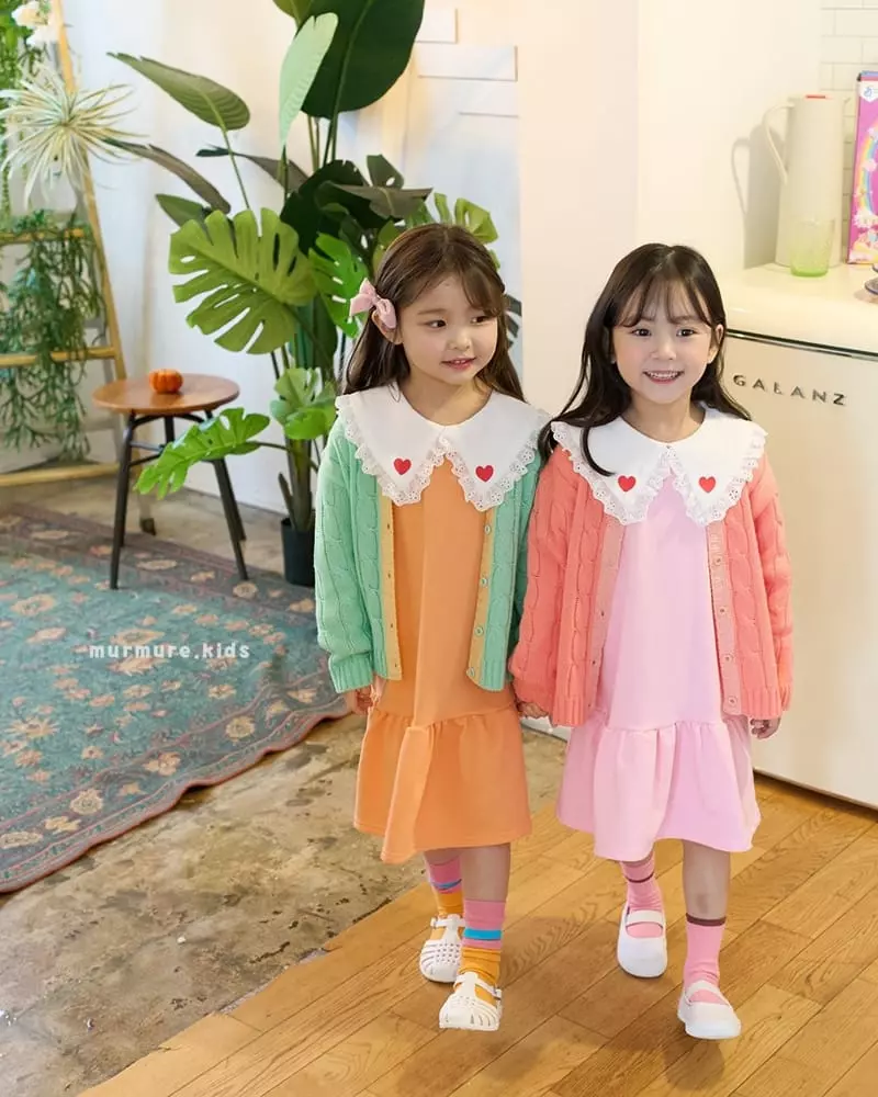 Murmure - Korean Children Fashion - #designkidswear - Color Twist Knit Cardigan - 11