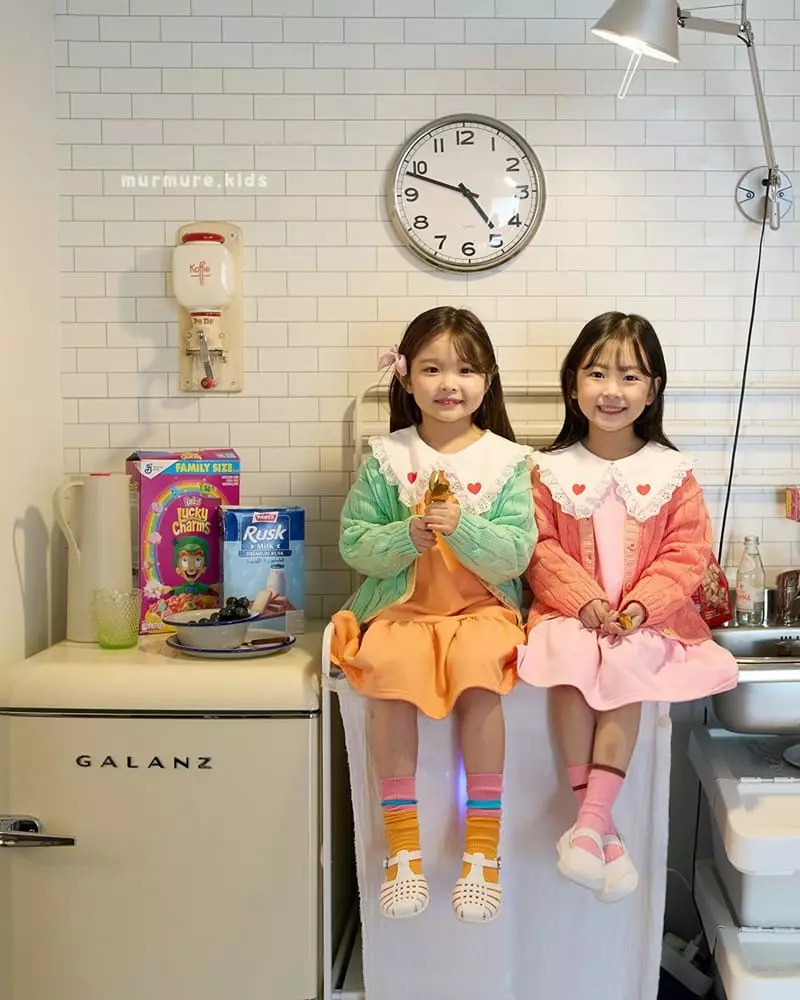 Murmure - Korean Children Fashion - #Kfashion4kids - Color Twist Knit Cardigan - 4