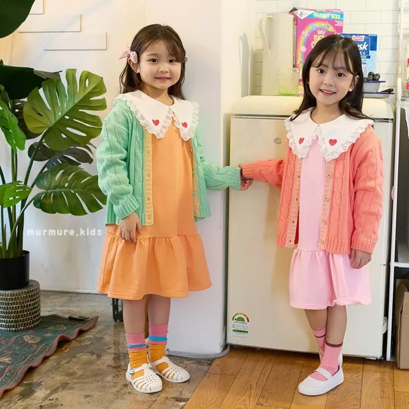 Murmure - Korean Children Fashion - #magicofchildhood - Color Twist Knit Cardigan - 5