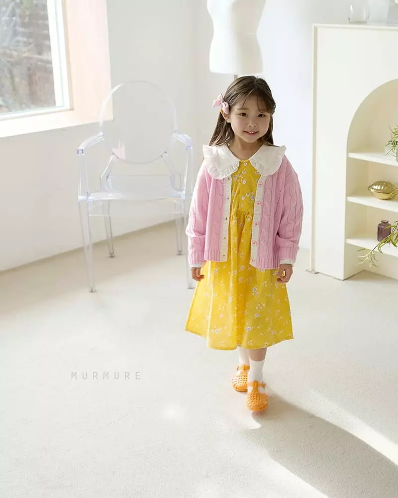 Murmure - Korean Children Fashion - #minifashionista - Color Twist Knit Cardigan - 6