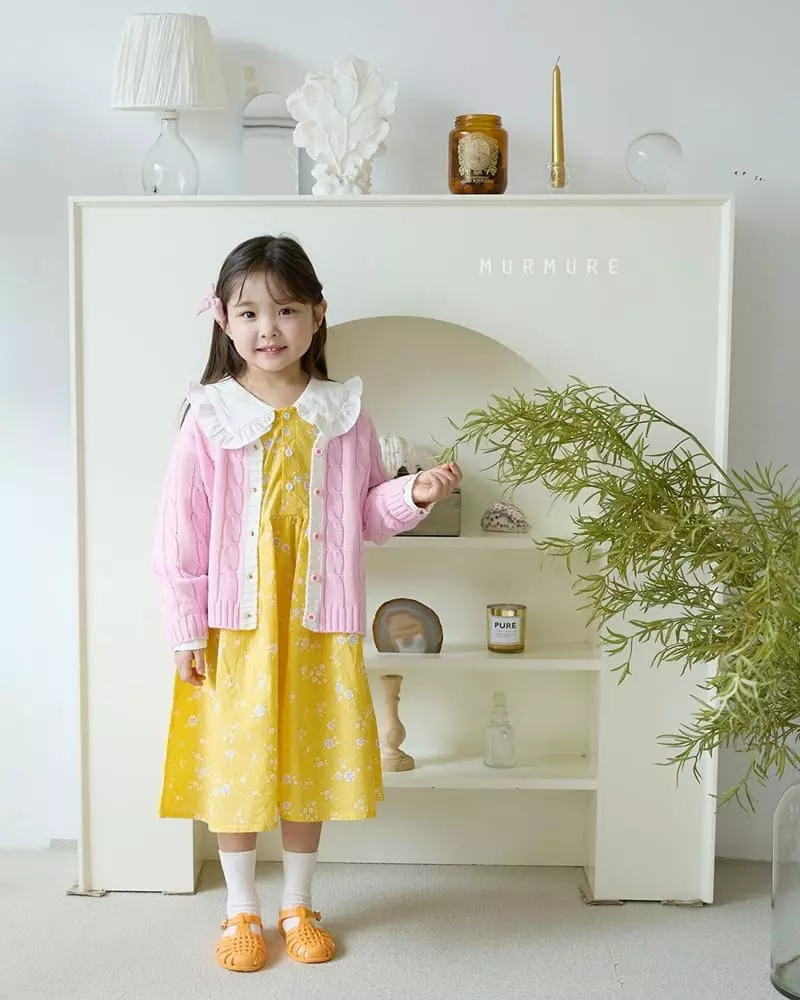 Murmure - Korean Children Fashion - #prettylittlegirls - Color Twist Knit Cardigan - 7