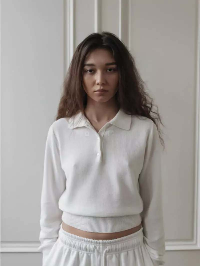 Museum - Korean Women Fashion - #momslook - Field Collar Knit Tee