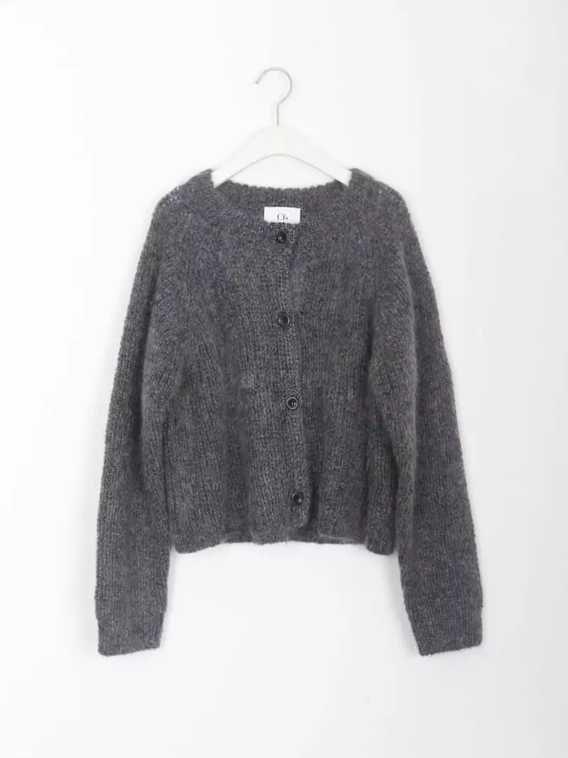 Museum - Korean Women Fashion - #womensfashion - Mohair Knit Cardigan