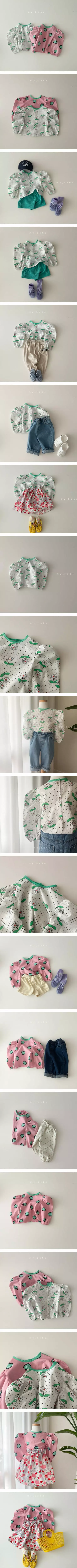 My Bebe - Korean Children Fashion - #discoveringself - Color Piping Blouse