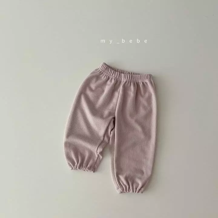 My Bebe - Korean Junior Fashion - #designkidswear - Loose Rib Pants - 3