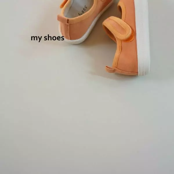 My Socks - Korean Children Fashion - #Kfashion4kids - Orange Slip-on - 5