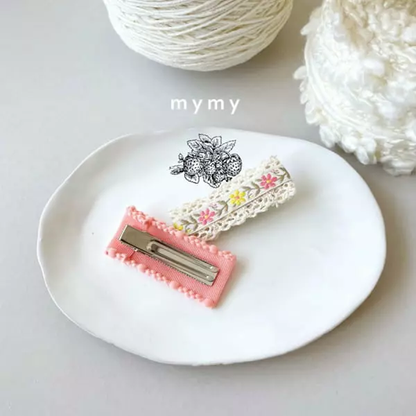 My Socks - Korean Children Fashion - #childrensboutique - Fig Hairpin [set of 2]